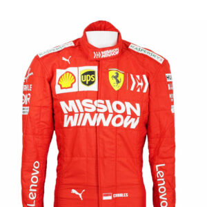 2019 Charles Leclerc Ferrari F1 Race Suit REPLICA