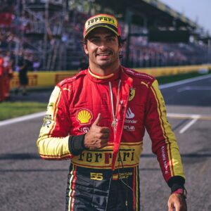2023 Carlos Sainz Monza GP Ferrari F1 Race Replica Suit