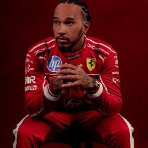 2025 Lewis Hamilton Ferrari F1 Replica Race Suit